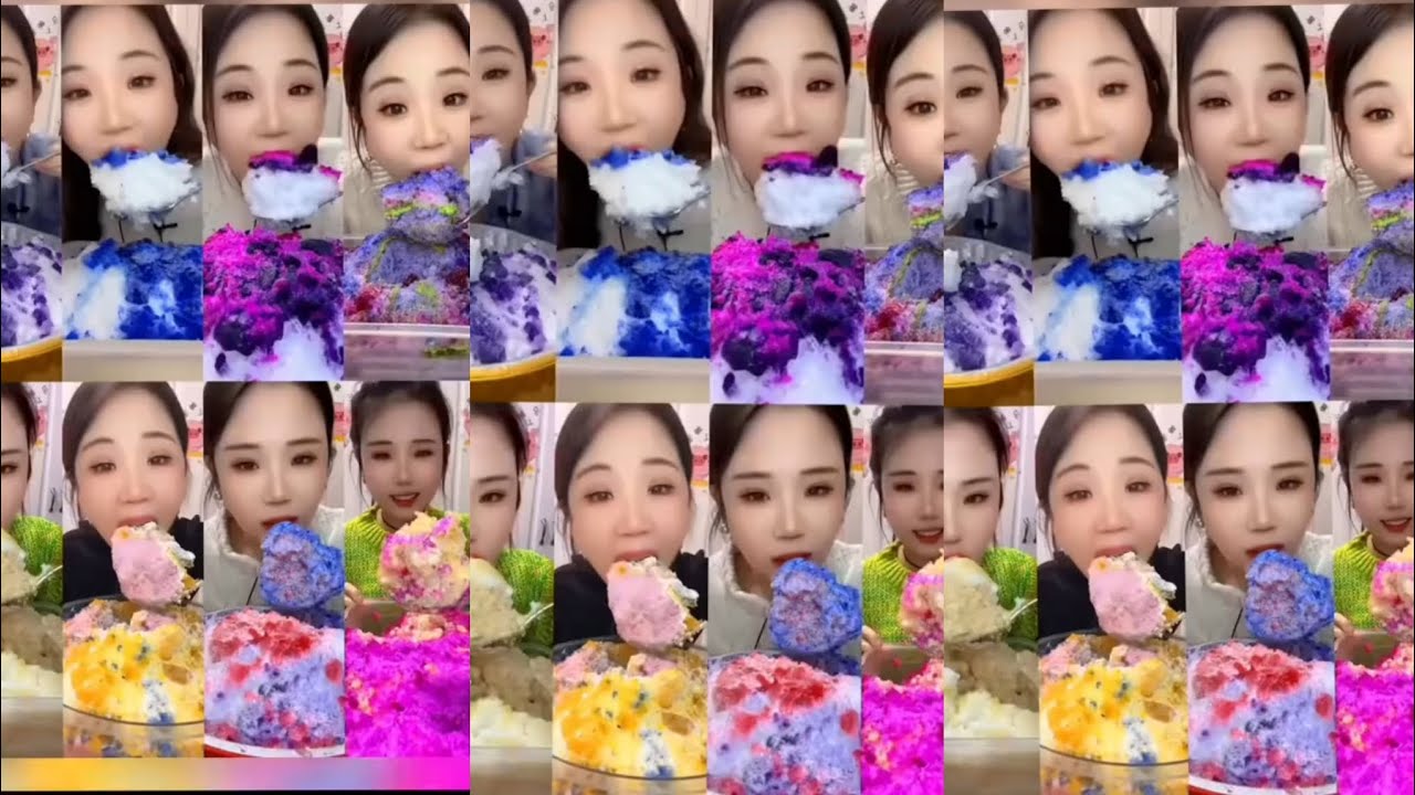 ASMR/ONLY BITES/ FLAVORED ICE/ CRUNCHY ICE/ SOFT ICE/ POWDERY ICE/ COMPILATION