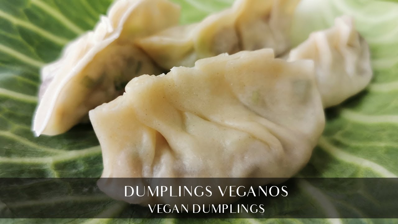 Dumplings veganos (al vapor) 🥟🎎🥟 Vegan dumplings (steamed)