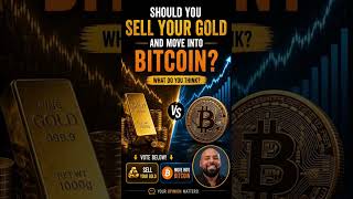 Gold Vs Bitcoin, Vote Below! 👇 #goldvsbitcoin #viral