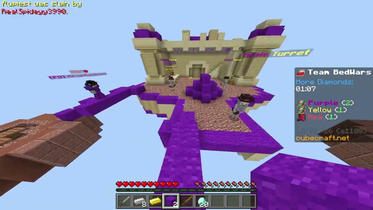 Bro resigned against me in cubecraft bedwars