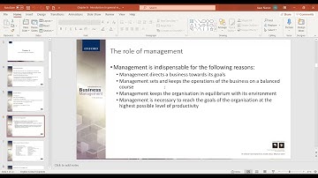 Chapter 6 Introduction to General Management