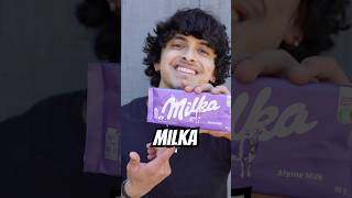 Trying Milka Chocolate Bar