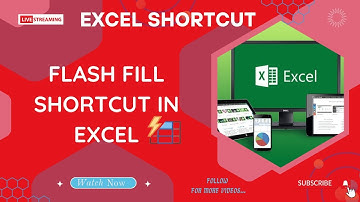Mastering Excel: Unleash the Power of Flash Fill Shortcut! 💡🔢