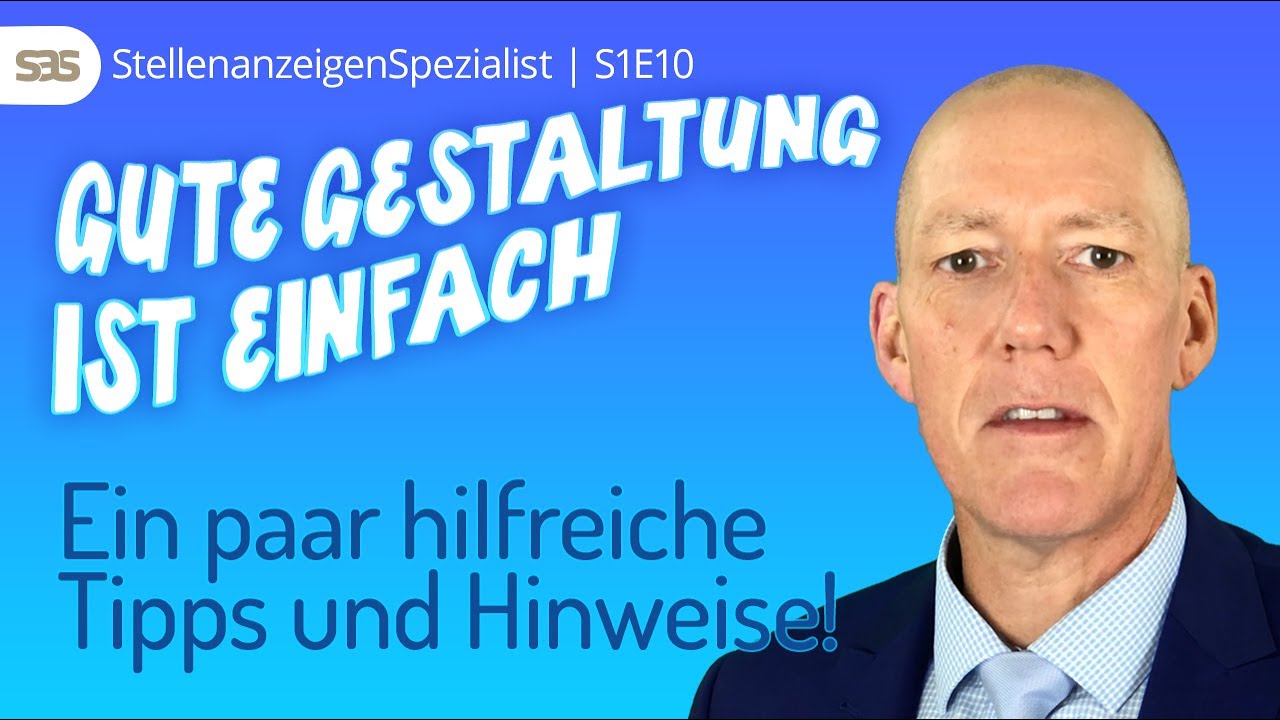 S01E10 |  Gute Gestaltung ist einfach | 