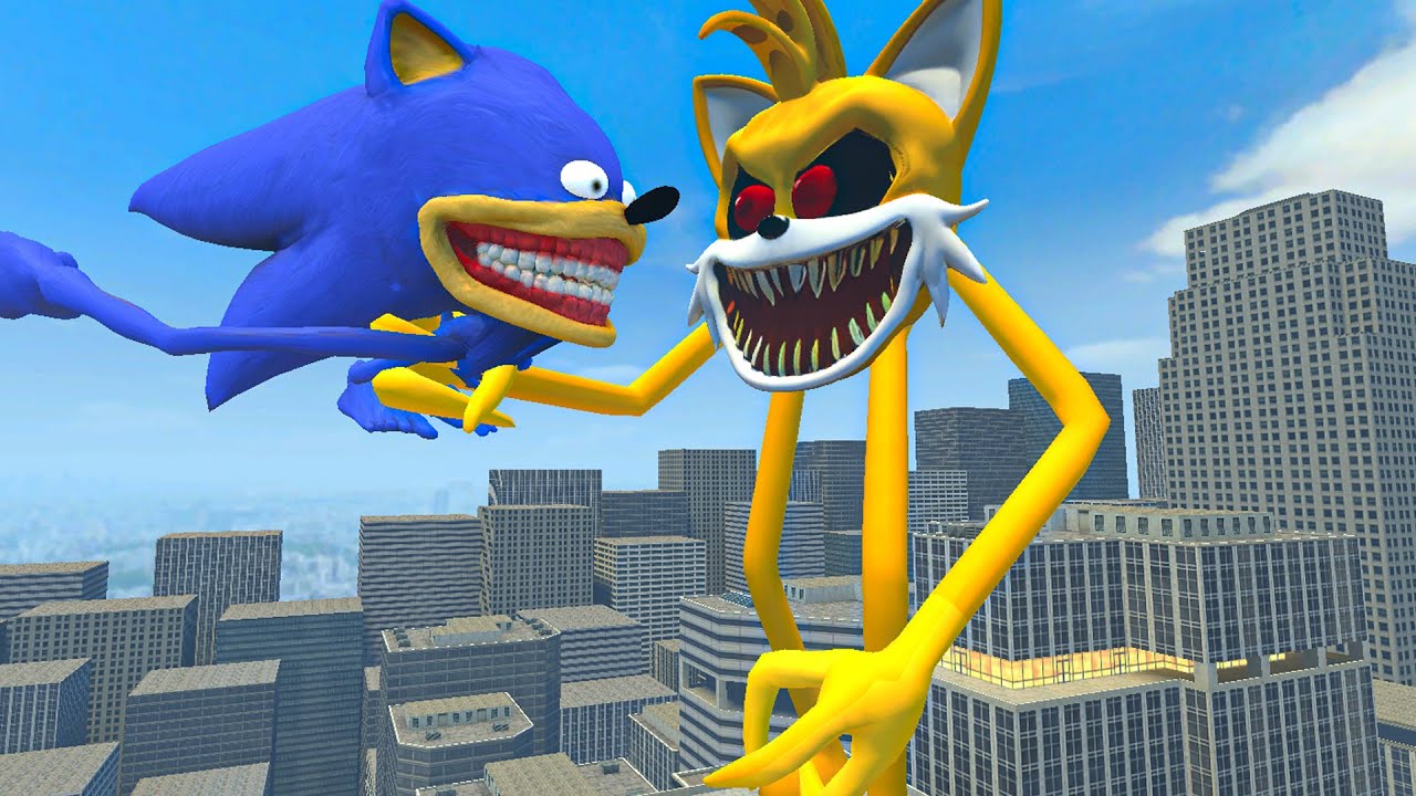 I FOUND ROBLOX SONIC TAILS NIGHTMARE SMILEY'S & ALL SHIN SONIC BABY TAPES LOVE STORY In Garry's Mod!