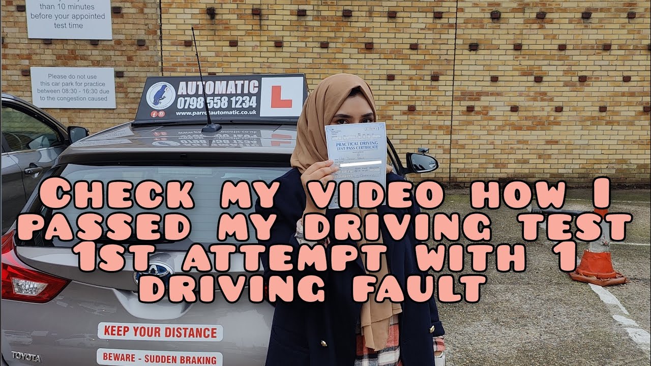 Check my video how I passed my driving test 1st attempt in Goodmayes