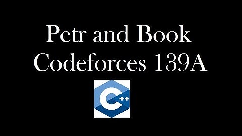 Petr and book | Codeforces 139A | Solution with code explanation | Hindi