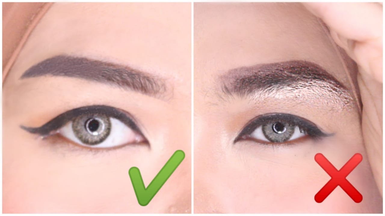 KESALAHAN MEMBUAT ALIS TANPA DICUKUR