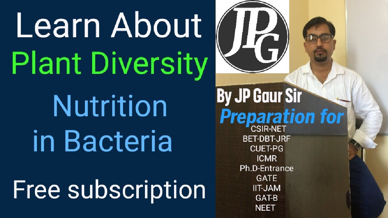 Biology by JP Gaur Sir | Plant Diversity | Lecture -6.