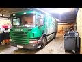 Truck Driving - Beer delivery for Christmas, GoPro trucker POV view. Full HD 2015