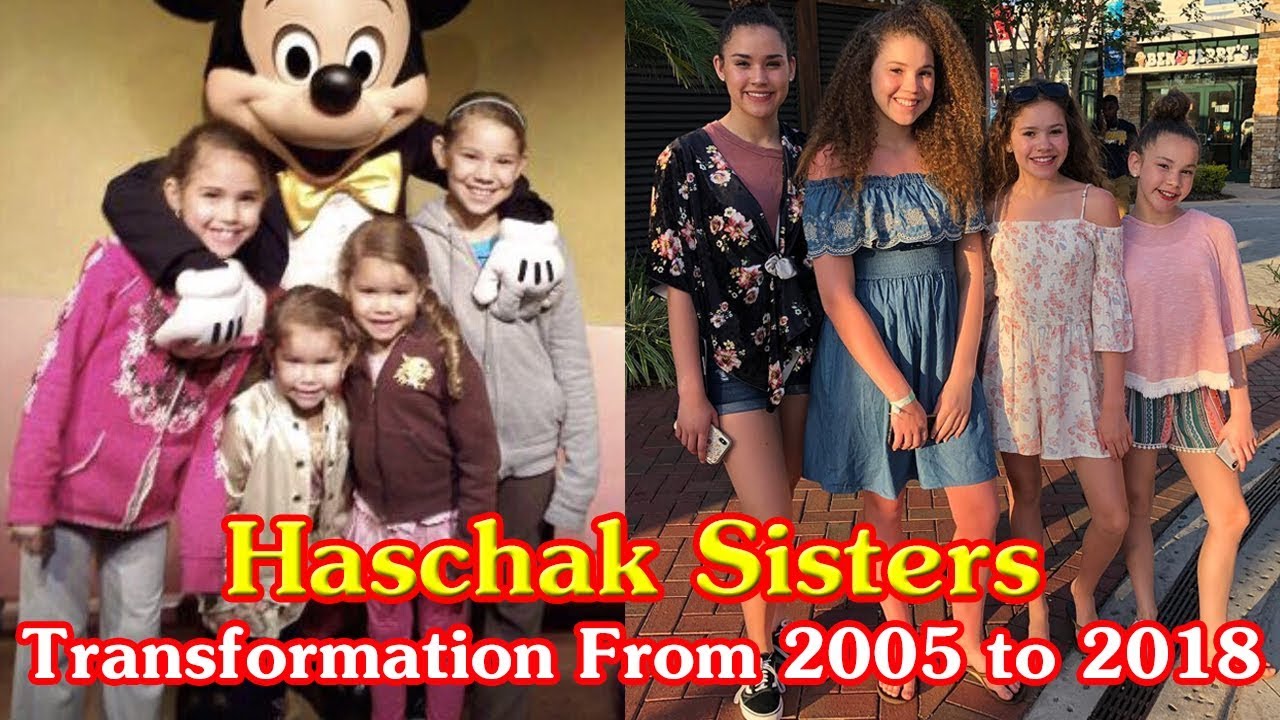 Haschak Sisters Transformation From 2005 To 2018 Youtube
