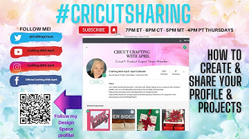 Creating your Design Space Profile & Sharing your Cricut Projects