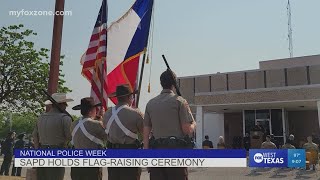 Flag-raising ceremony kicks off Police Week activities in San Angelo