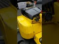 vintage electric start McCULLOCH 310E chainsaw electric start, running starting sounding.