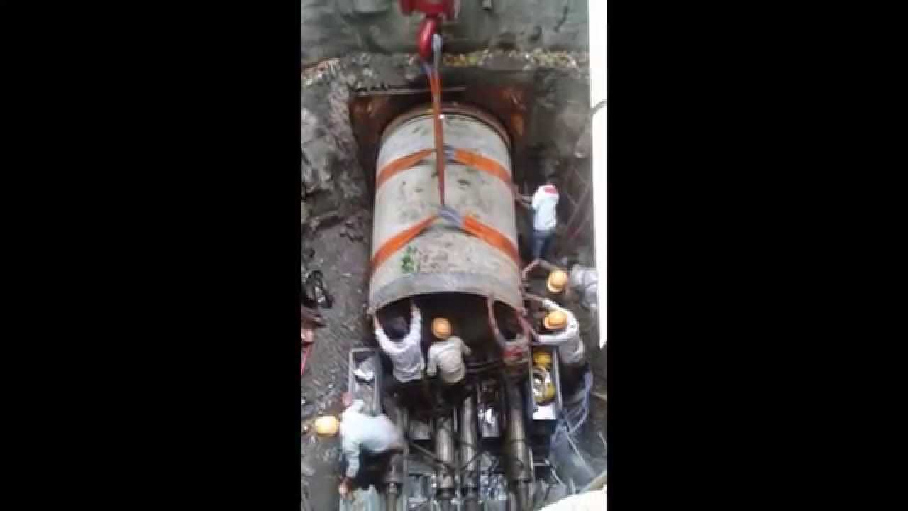 PIPE JACKING WORK - YouTube