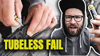 Ich dachte, Tubeless zu flicken wäre easy 😭 (ist es nicht)