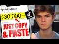 Copy and paste tiktoks 30k per month easy method