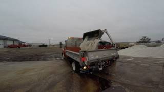 Loading Salt - International Truck