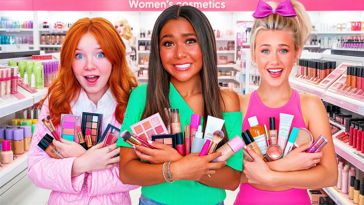 SURPRISING MY DAUGHTERS WITH SKIN CARE PRODUCTS! 😳💦 | NEN Family