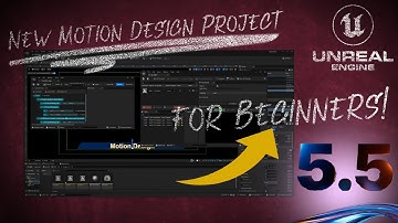 Creating a Motion Design Project in Unreal Engine 5.5
