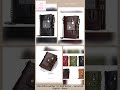 Men Rfid Leather Tri-fold Wallet - Secure &amp; Stylish - Black