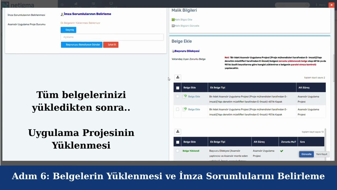 Sancaktepe Belediyesi Netcad E-Asansör Eğitim Videosu
