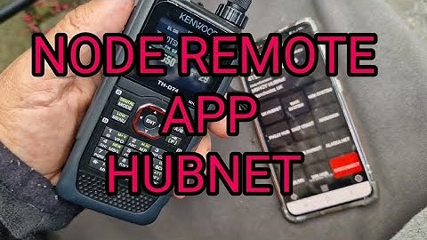 NODE REMOTE - HUBNET M0HOY - G7RPG Node