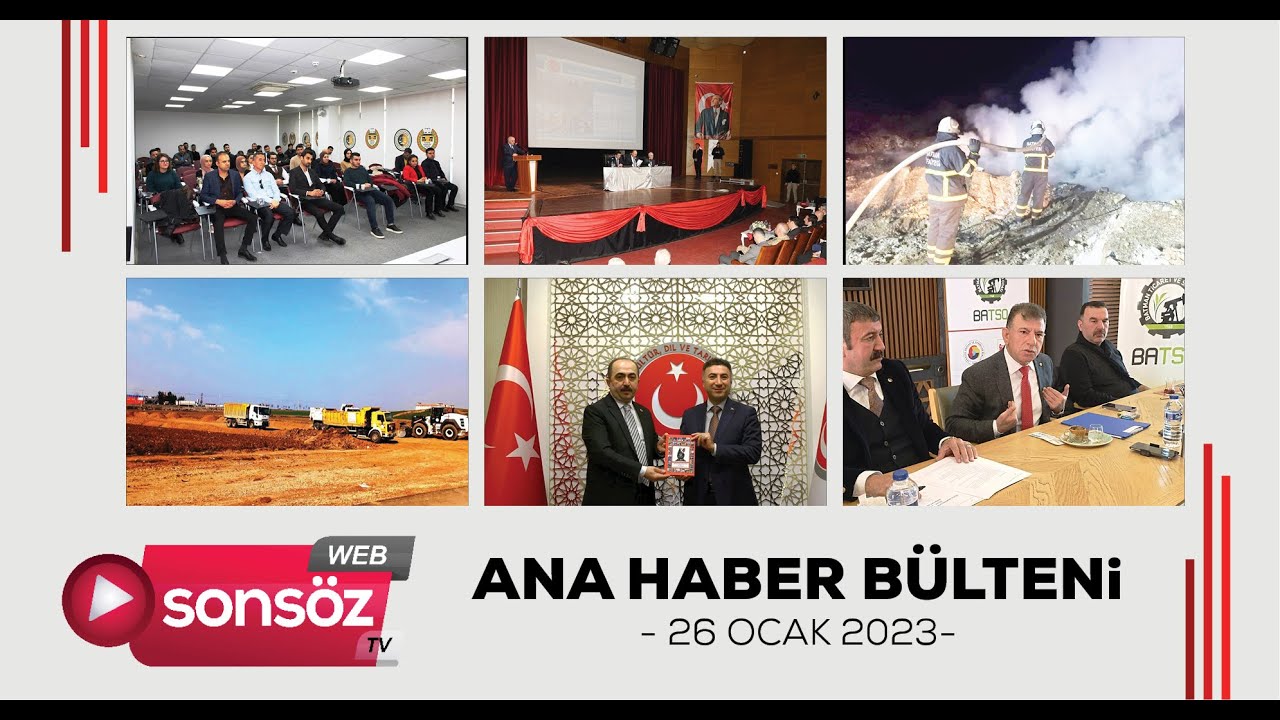 Batman Ana Haber B&uuml;lteni - 26 Ocak 2023