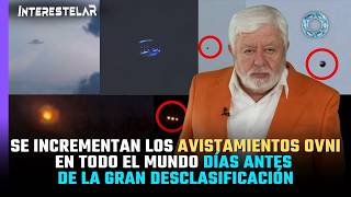 Se incrementan los avistamientos OVNI en todo el mundo días antes de la gran DESCLASIFICACIÓN