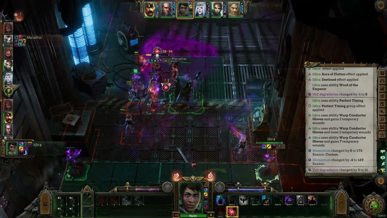 Idira being a psyker bomb | Rogue Trader