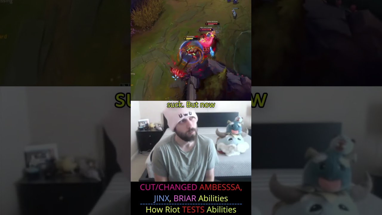 August - CUT/CHANGED AMBESSSA, JINX, BRIAR Abilities | How Riot TESTS Abilities
