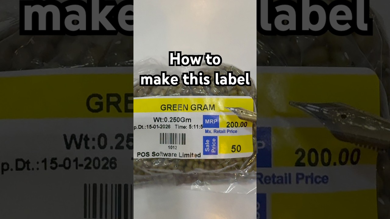 How to make this label ❤️😍👌