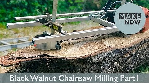 Black Walnut Chainsaw Milling - Part 1