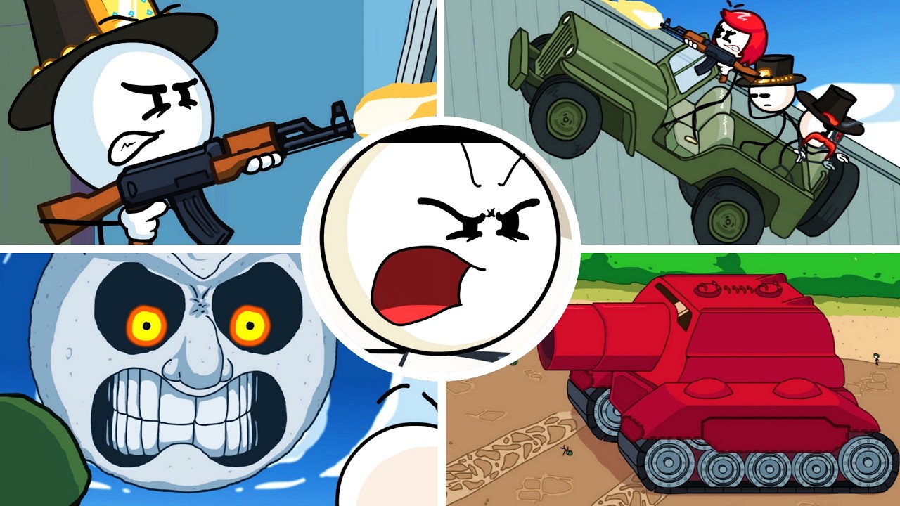 5 серия Henry Stickmin - Все концовки клана Топпат (все пути + секретные сцены!)