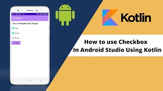 How To use checkbox in android studio using kotlin in hindi
