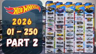 Hot Wheels 2026 Mainline 51–100 Full Unboxing & Showcase