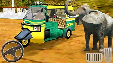 Offroad Tourist Tuk Tuk - Racing Taxi Auto Rickshaw - Android GamePlay