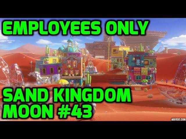Super Mario Odyssey - Sand Kingdom Moon #43: Employees Only Moon (Behind  Store Counter) 