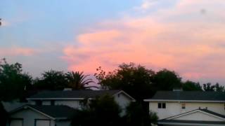 Thunderhead cloud at sunset May 9, 2013