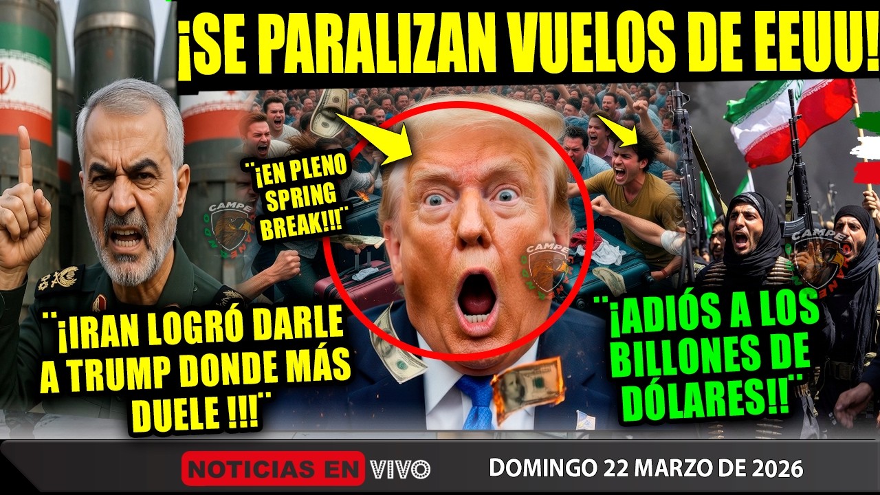 PASÓ LO PEOR! IRÁN ACABA DE DARLE ¡TRUMP SE CANCELAN VUELOS EN ESTADOS UNIDOS AHORA! CHINA MÉXICO
