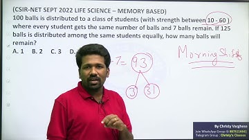 CSIR-NET SEPT 2022 Part A Exam Paper Analysis | Life Sciences | General Aptitude | Christy Varghese