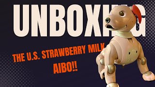 Unboxing Sony's  ERS-1000 aibo Strawberry Milk Edition - The FIRST official PinkBo U.S. version!!!