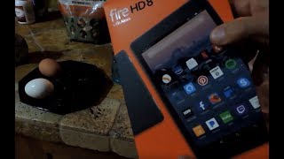 Kindle Fire HD 8 (7th Gen) Unboxing and Initial Setup