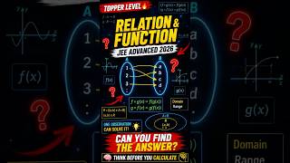 JEE Advanced 2026 Maths | Relation And Function + Logic