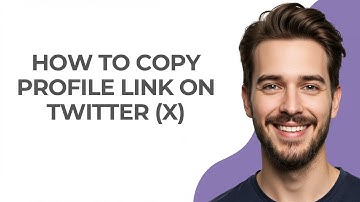How To Copy Profile Link On Twitter (X) - GUIDE!
