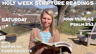 Holy Week Scripture 2024 - Saturday by Sylva First United Methodist Church 66 views 2 months ago 2 minutes, 11 seconds