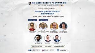 Mohandas College of Engineering and Technology | First Year Induction Program 2025-26