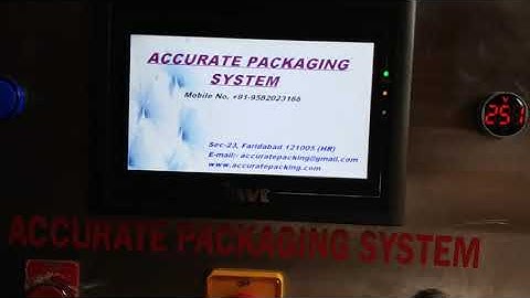 Servo based Flow wrap machine