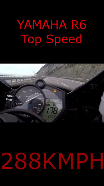 Yamaha R6 Top Speed 😍🔥