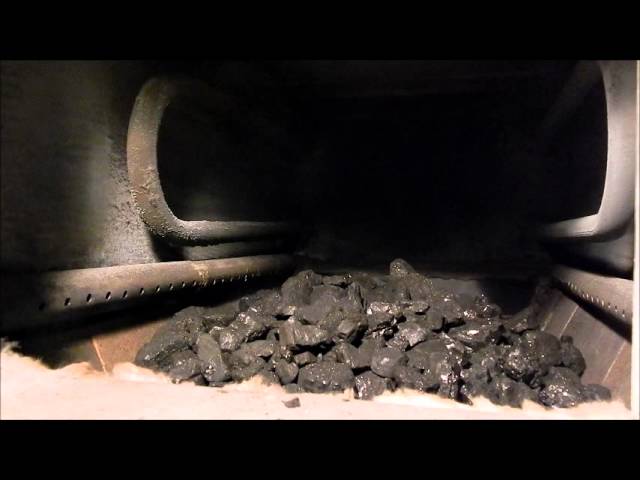 Clayton coal furnace - YouTube